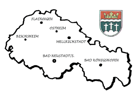 Karte des Landkreises